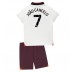 Billige Manchester City Joao Cancelo #7 Bortetrøye Barn 2023-24 Kortermet (+ korte bukser)